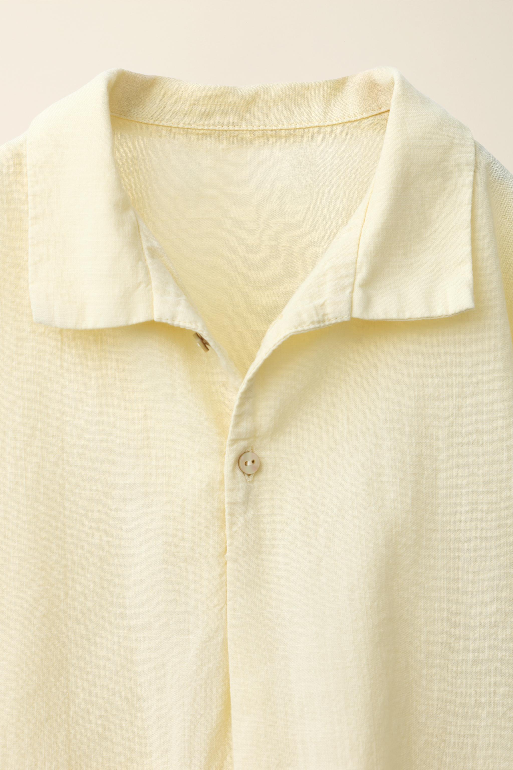 PLEATED SHIRT CREATED BY CARAMEL LONDON X ZARA